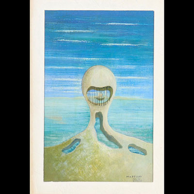 Paul DUFRANE (1922-1999) watercolour 