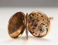 Lot de 2 montres à goussets, une en or 18(k) pour (60gr), joint une montre Longines