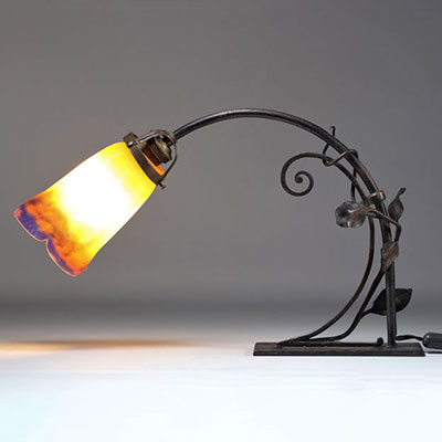 MULLER frères Lunéville Bobèche desk lamp - Art décor