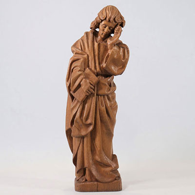 Wooden sculpture probably Luxembourgish work