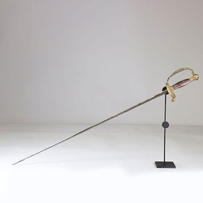 French triangular rapier sword, early 19th century