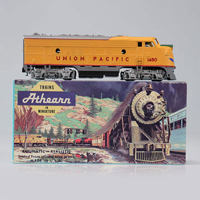 Locomotive Athearn / Référence: 3113 / Type: F7A PWR #1480