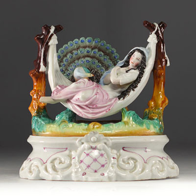 Andenne porcelain inkwell 