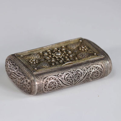 filigree silver box circa 1900
