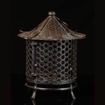 Lanterne en bronze - japon - 19ème anc, collection JP Jernander