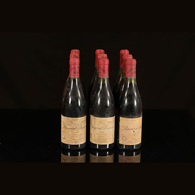 Vin - 9 bouteilles 75 cl Rouge Pommard Pommard-Rugiens 1er cru 1er cru 1986 Hubert de Montille