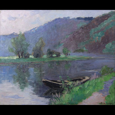 Richard HEINTZ (1871-1929) Huile sur toile 