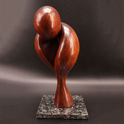 Pierre Renard wooden sculpture