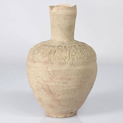 Islamic art jug XIII -th signed private Belgian collection