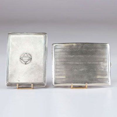 Art Deco silver boxes (2)