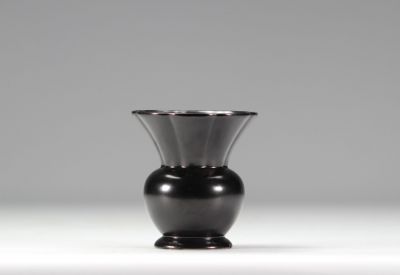 VILLEROY & BOCH Septfontaines, Vase noir en faïence