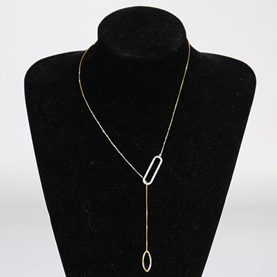 18k Gold Necklace with Diamond