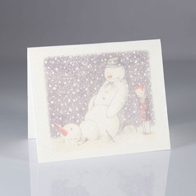 Banksy (after) - Rude Snowman, 2005 Sérigraphie sur carte produite pour Santa's Ghetto en edition limitée non numérotée Signée dans la planche