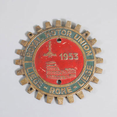 Belgique Badge Royal Motor Union LRL 1953