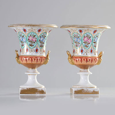 Pair of Paris porcelain basins
