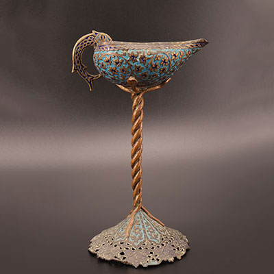 Ottoman - bronze candlestick 18-19th