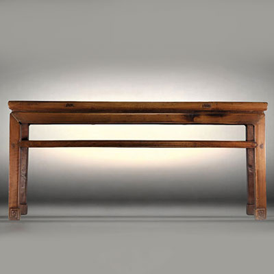 18th century China console in light wood