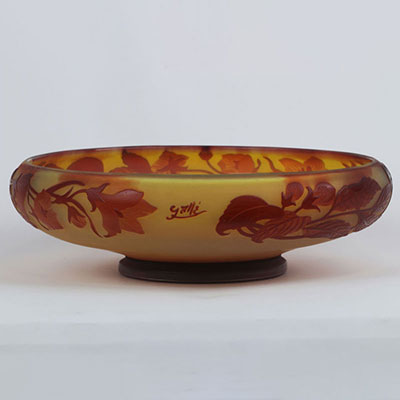 Emile Gallé bowl flower bowl