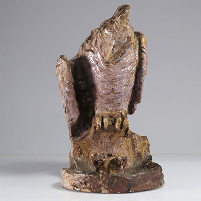 Arthur Craco ( 1869-1955) sculpture en terre cuite vernissée