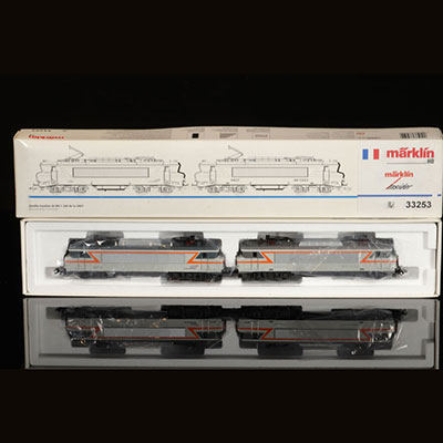 Train - Scale model - Marklin HO 33252 - Double traction of BB 7 200 of the SNCF (Marklin Insider) - delta