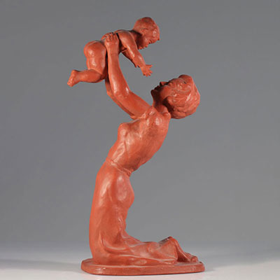 Paul SERSTÉ (1910-2000) terracotta sculpture 