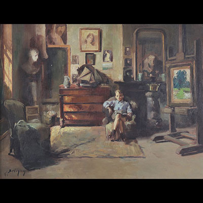 Ernest BETIGNY (1873-1960) oil on canvas 