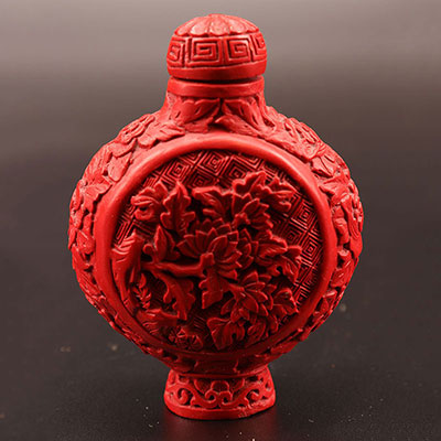 China - red snuffbox