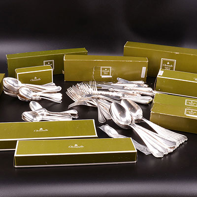 CHRISTOFLE cutlery set - Spatours model - 141 pieces