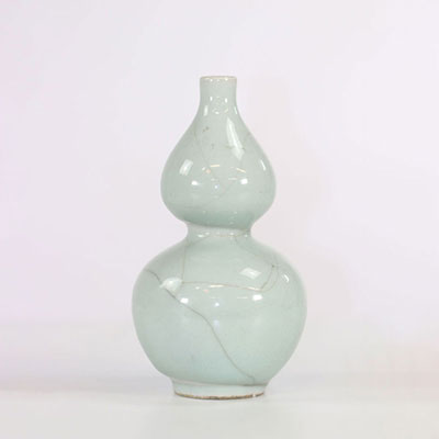 China celadon double gourd vase Qing period