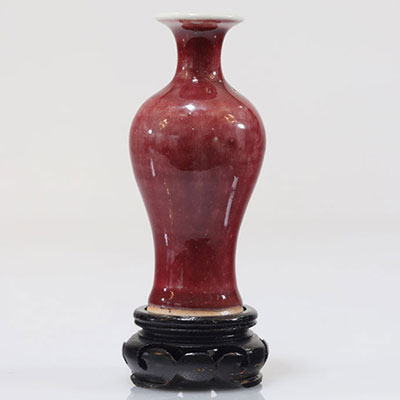 Ox blood vase Qing period