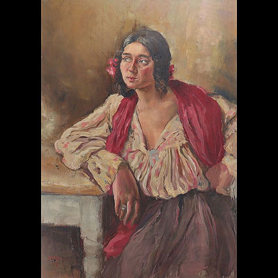 Adrien DUPAGNE (1889-1980) Oil 