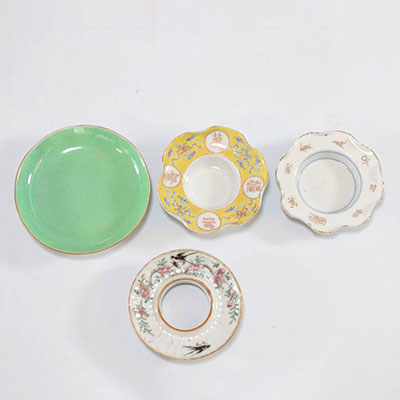 Lot of 4 Chinese porcelains