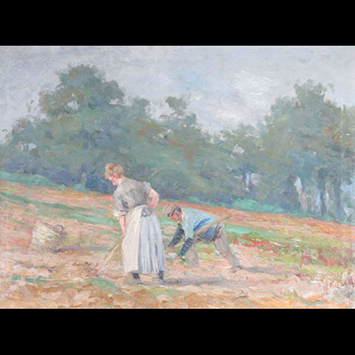 Emile CLAUS (1849-1924) huile sur toile 