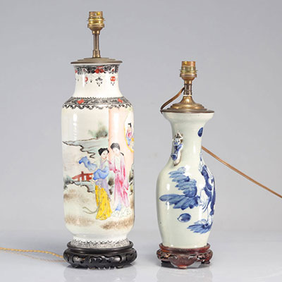 Chinese porcelain lamps (2)