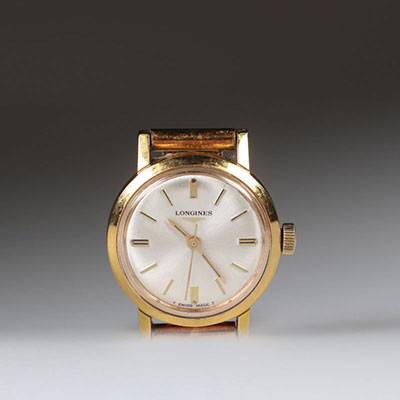 Longines montre bracelet en or jaune (18k)