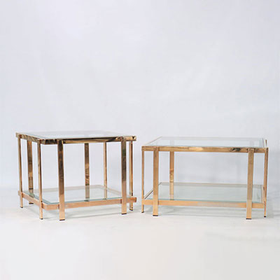 Set of 2 70's coffee tables