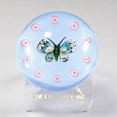 Paperweight. William Manson 2022.Unique piece with butterfly
