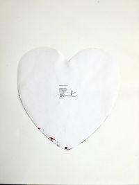 Damien Hirst. 2009. Heart. Spin Painting, acrylic on paper. Stamp of the signature 