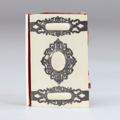 19th ivory and silver prom notebook