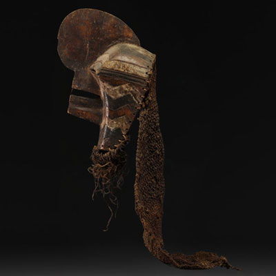 Kifwebe (Songye) dance mask Wood, natural pigments, DRC 20th century