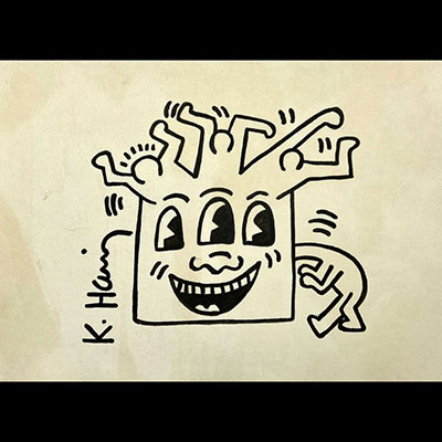 LOT RETIRE DE LA VENTE - Keith Haring. 