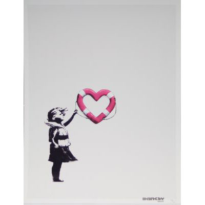 Banksy (d'aprés) - Sérigraphie polychrome 
