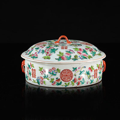 China covered terrine in porcelain 20th