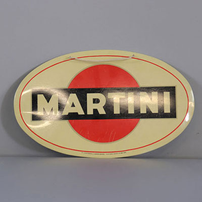 Belgium painted plaque Martini 1954