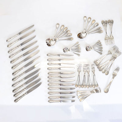 Christofle cutlery set with shell