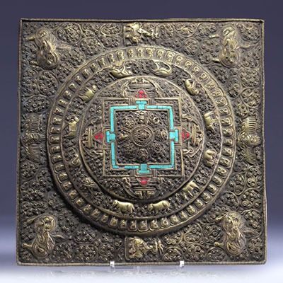 Plaque sino-tibétaine, début du XXe siècle