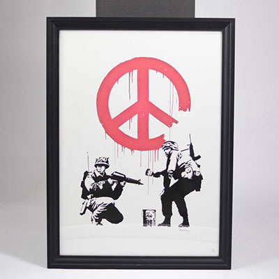 Banksy lithograph numbered 114/150