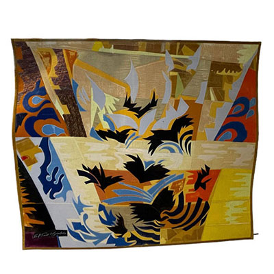 Louis Charles PINET DE GAULADE (1920-2010) tapestry 