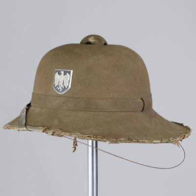 German colonial helmet Africa korps WWII