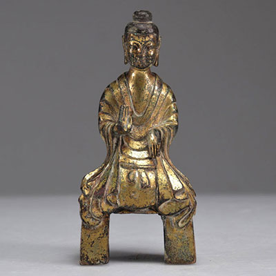 Buddha en bronze doré, dynastie Wei du nord 5ème siècles